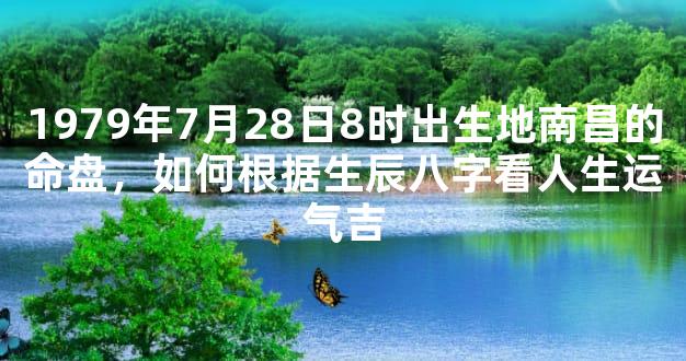 1979年7月28日8时出生地南昌的命盘，如何根据生辰八字看人生运气吉