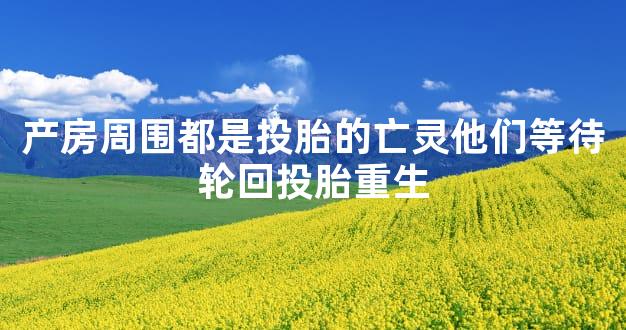 产房周围都是投胎的亡灵他们等待轮回投胎重生