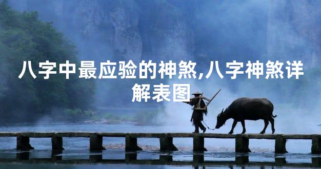 八字中最应验的神煞,八字神煞详解表图