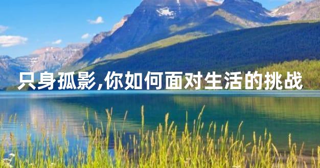 只身孤影,你如何面对生活的挑战