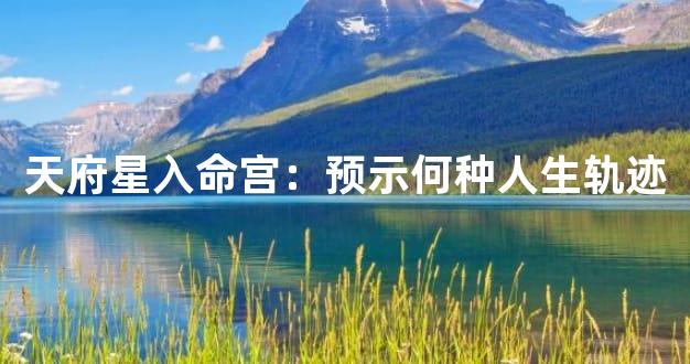 天府星入命宫：预示何种人生轨迹