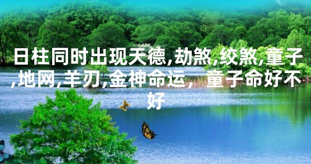 日柱同时出现天德,劫煞,绞煞,童子,地网,羊刃,金神命运，童子命好不好