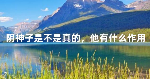 阴神子是不是真的，他有什么作用