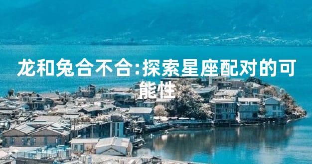 龙和兔合不合:探索星座配对的可能性